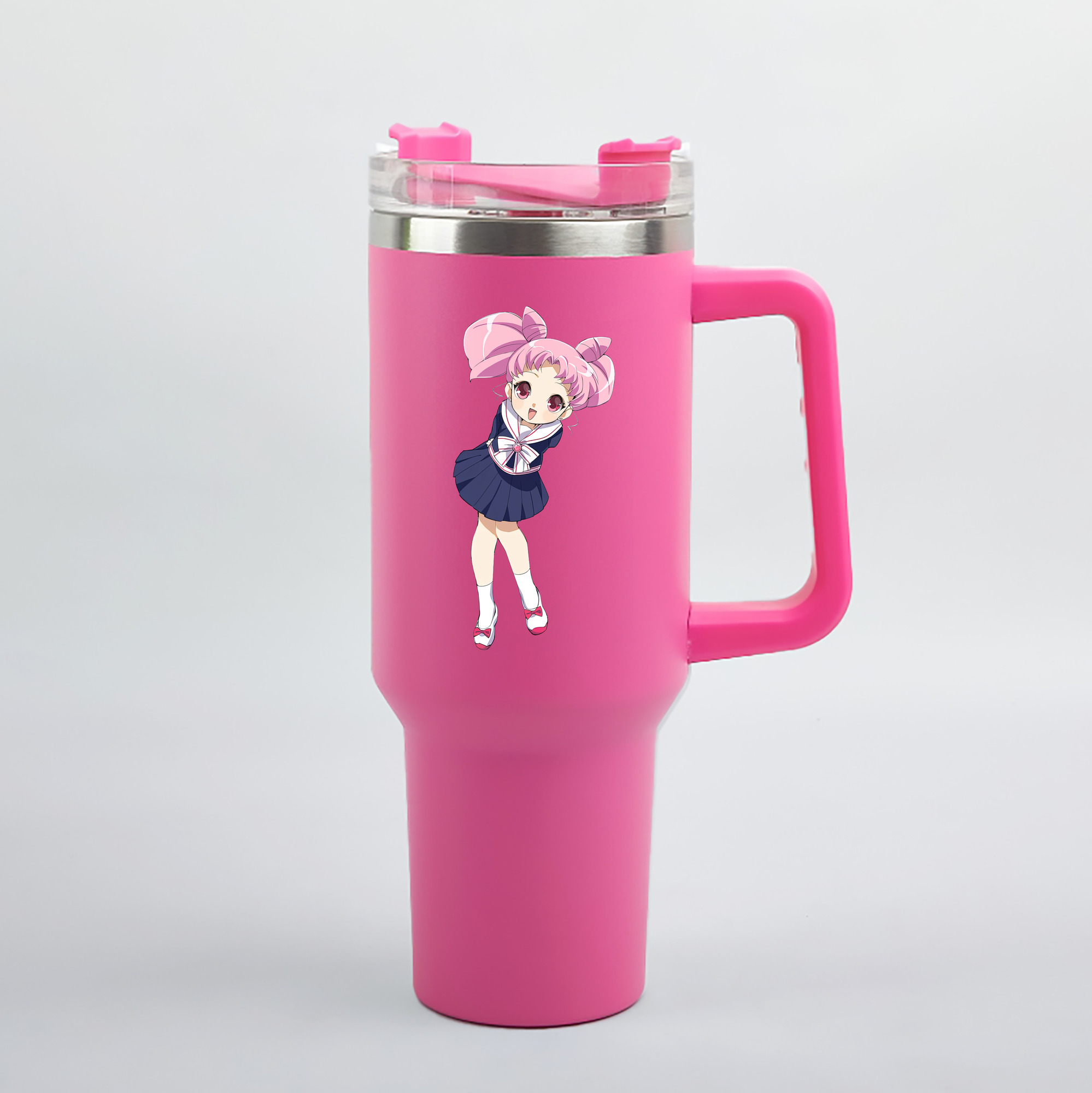 （画像用） 美少女戦士セーラームーン ちびうさ Sailor Moon Chibiusa Tsukino Usagi Small Lady Serenity 1200mL車用タンブラー（カラープリント）